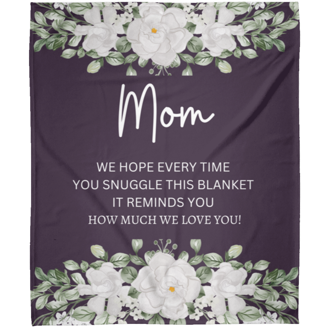 Mom Flower Blanket