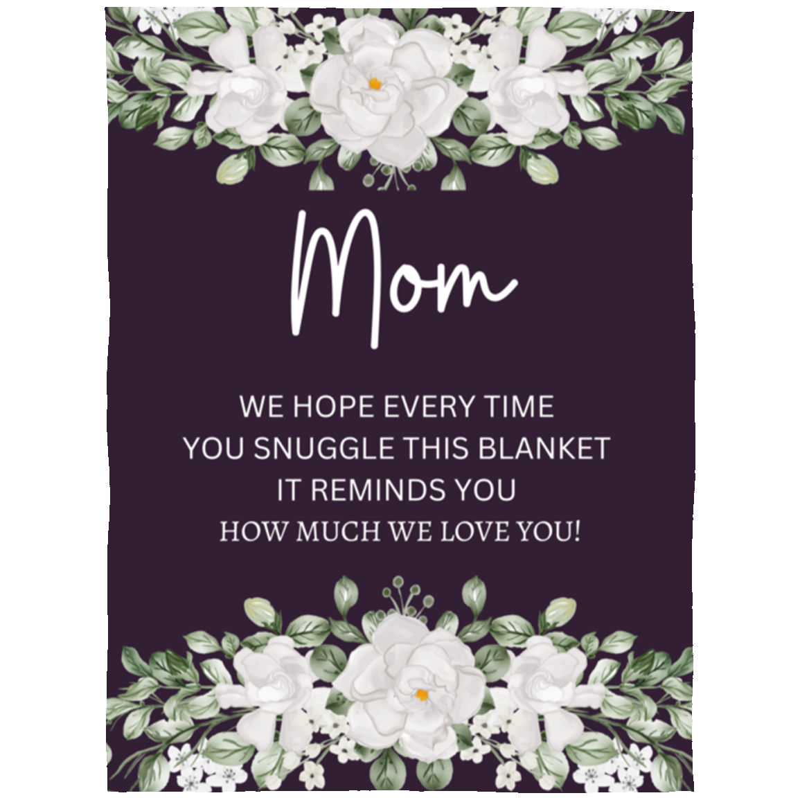 Mom Flower Blanket