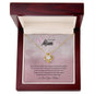 To My Mom | I Love You - Love Knot Necklace