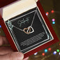 To My Soulmate | I Will Love You, Forever & Always - Interlocking Hearts necklace