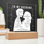 To My Husband | Square Acrylic Plaque