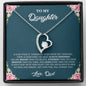 To My Daughter | You Are Braver Than You Believe - Forever Love Necklace