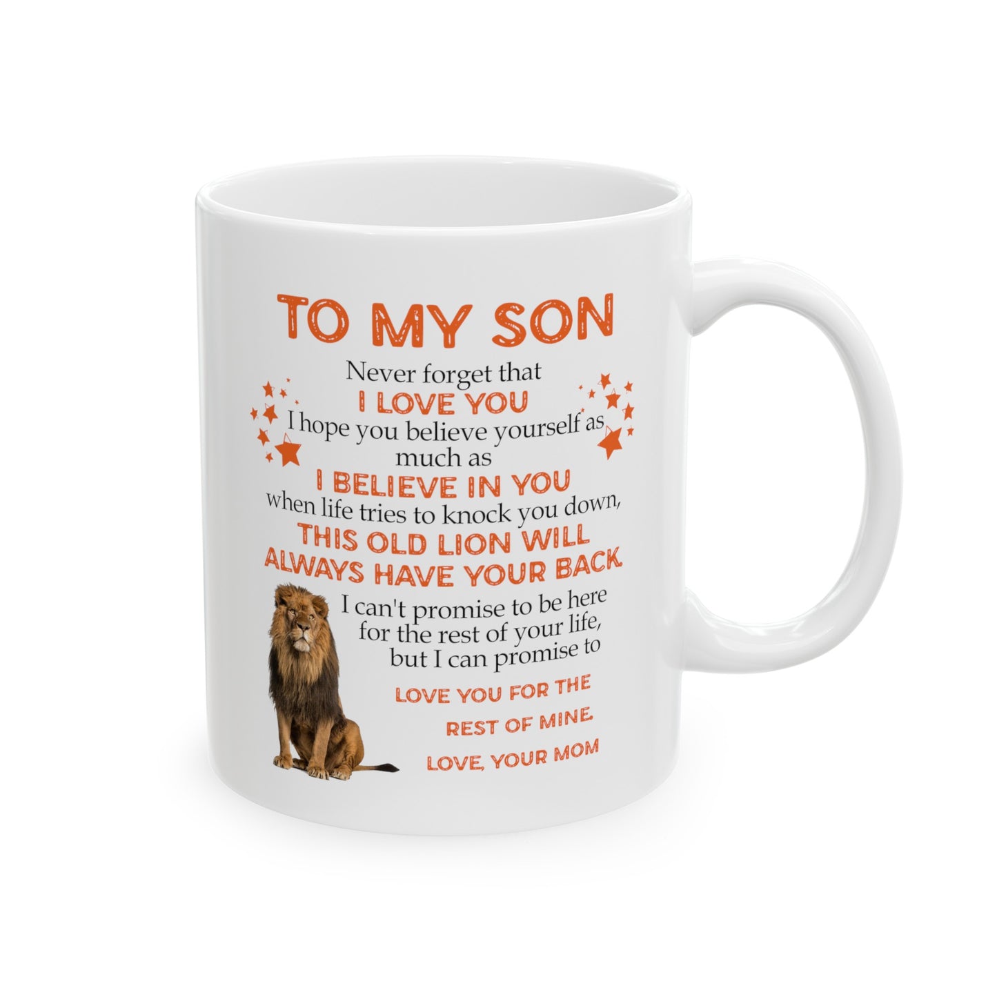 To My Son | Ceramic Mug, (11oz, 15oz)