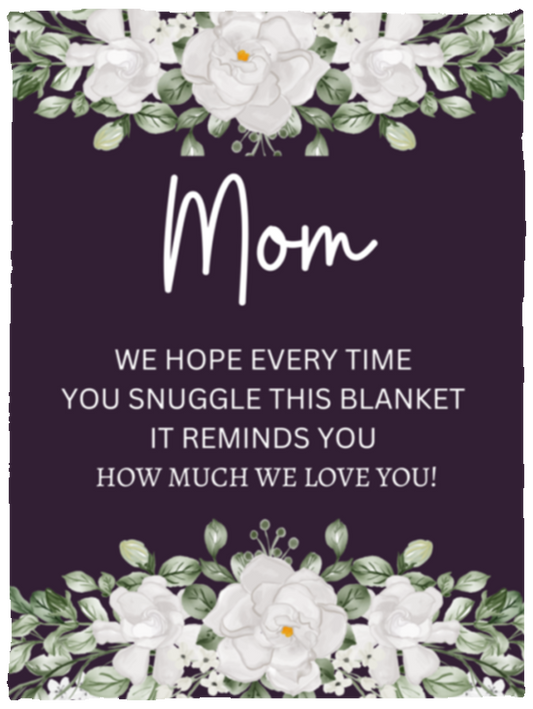 Mom Flower Blanket