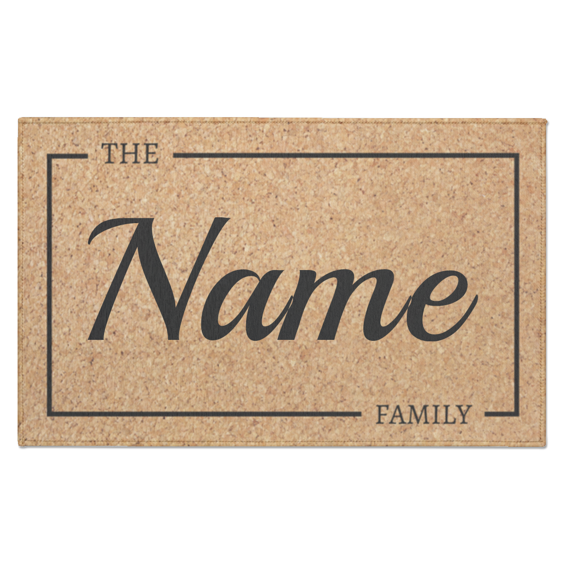 Custom Doormat Family Name