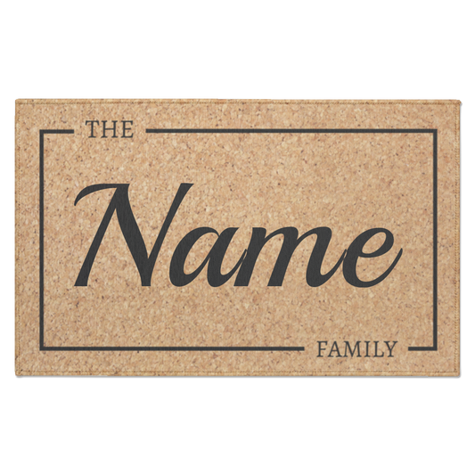 Custom Doormat Family Name